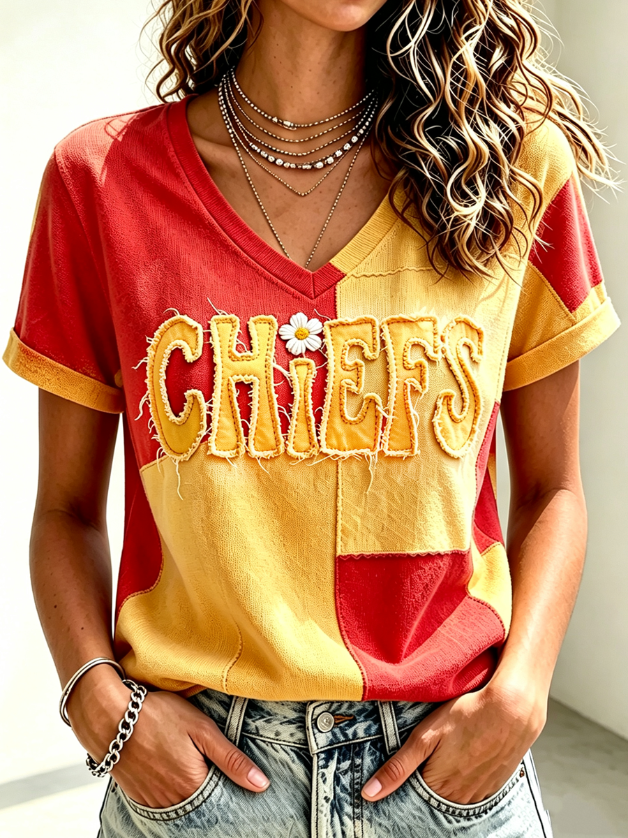 Women's Football Printed Casual Sweatshirt