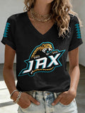 Women'S Football Print Short-Sleeve T-Shirt