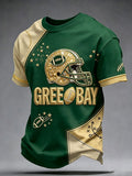Men'S Football Fan Printed T-Shirt