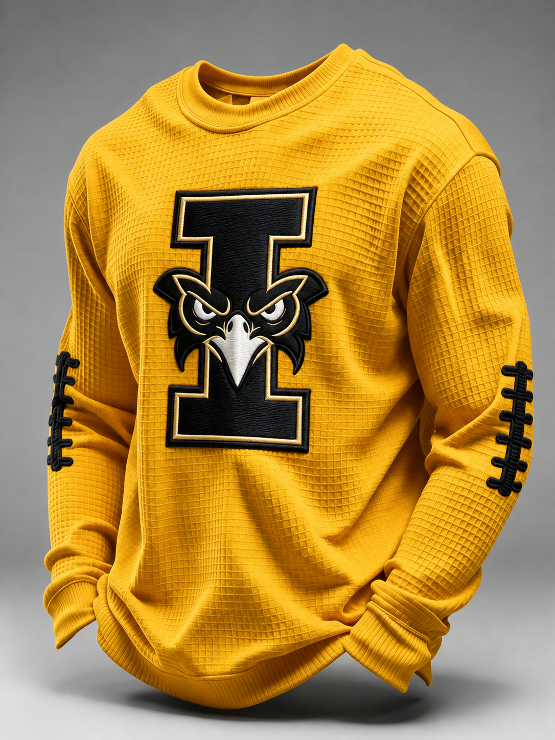 Men'S Football Fans Printed Waffle T-Shirt