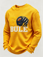 Men'S Rugby Printed Waffle T-Shirt