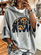 Women'S Football Sports Casual Hoodie