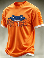 Men'S Football Print Waffle T-Shirt