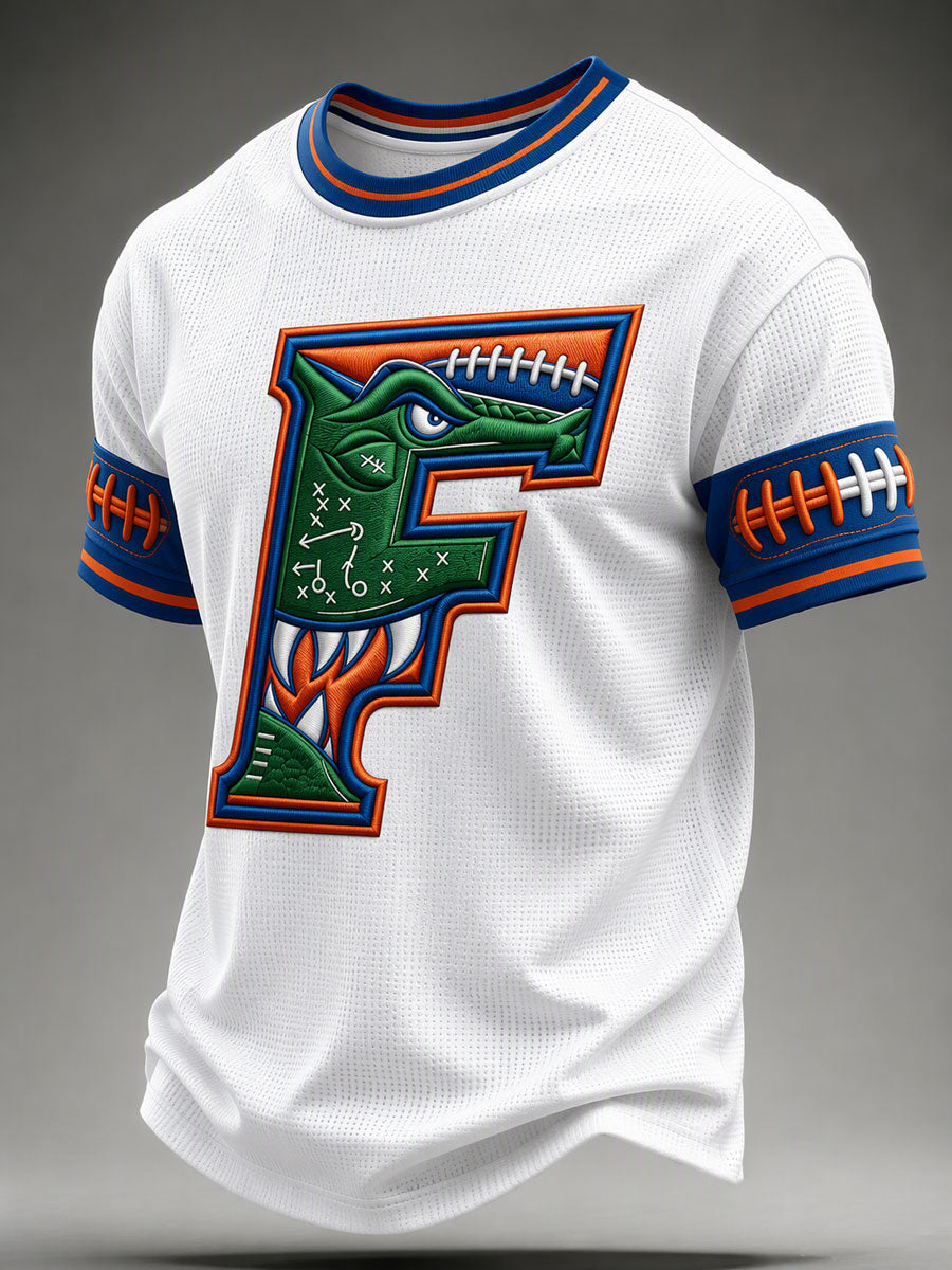 Men's Football Fan Waffle T-Shirt