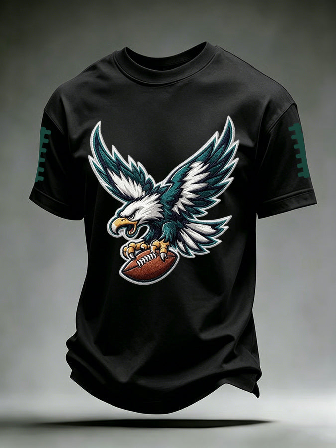 Men's Football Printed Short-Sleeve T-Shirt