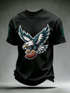 Men's Football Printed Short-Sleeve T-Shirt