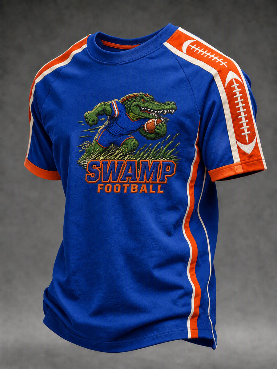 Men'S Football Fans Printed Short Sleeve T-Shirt