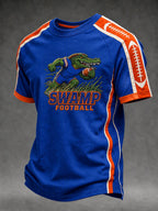 Men'S Football Fans Printed Short Sleeve T-Shirt