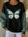 Women'S Football Print Casual Sweatshirt