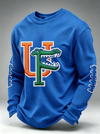 Men's Rugby Printed Round Neck T-shirt