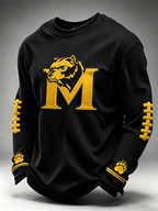 Men'S Rugby Printed Waffle T-Shirt