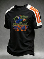 Men'S Football Fans Printed Short Sleeve T-Shirt