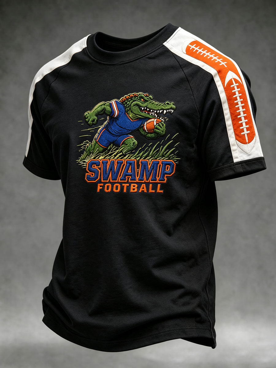 Men'S Football Fans Printed Short Sleeve T-Shirt