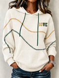Women's Football Print Sweatshirt