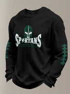 Men'S Football  Printed Waffle T-Shirt