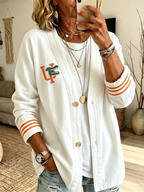 Women'S University Football Fan Cardigan