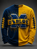Men'S Rugby Printed Waffle T-Shirt