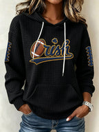 Women's Football Print Sweatshirt