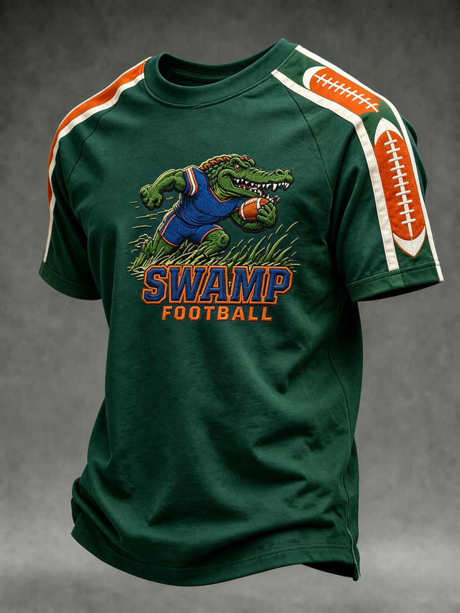 Men'S Football Fans Printed Short Sleeve T-Shirt