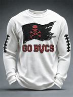 Men's Football print waffle T-shirt