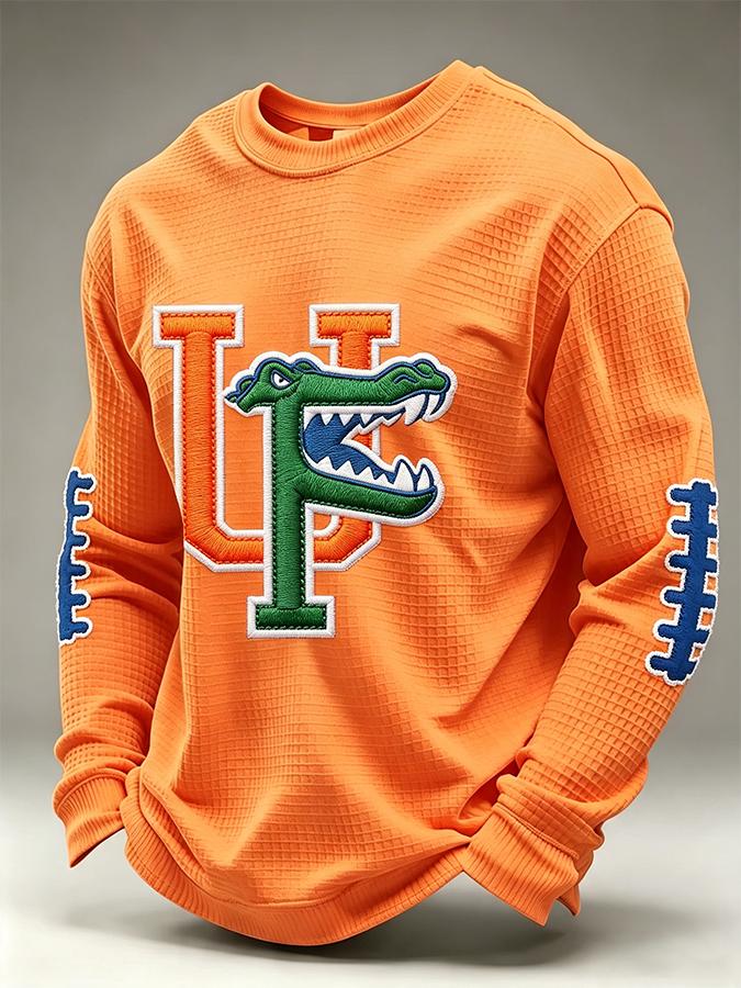 Men's Rugby Printed Round Neck T-shirt
