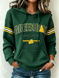 Women's Football Print Sweatshirt