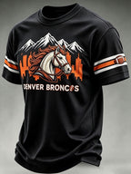 Men'S Football Fan Waffle T-Shirt