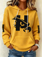 Women's Football Print Sweatshirt