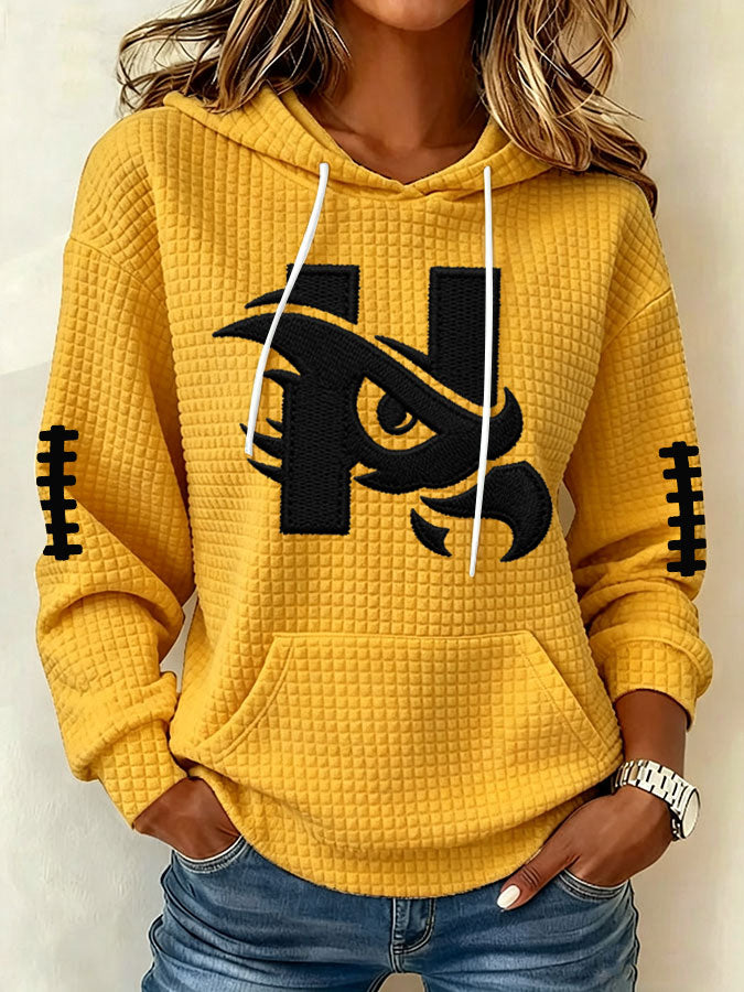 Women's Football Print Sweatshirt