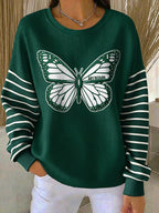 Women'S Football Print Casual Sweatshirt