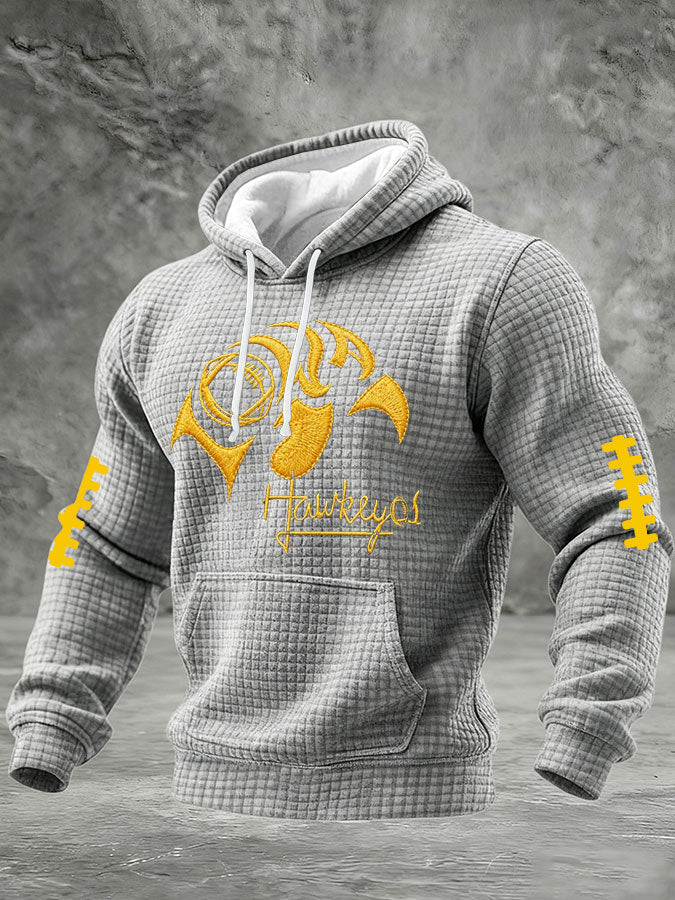 Men'S Football Printed Casual Hoodie