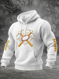 Men'S Football Printed Casual Hoodie