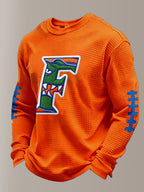 Men'S Football Printed Waffle T-Shirt