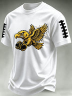 Men'S Football Fans Printed  Waffle T-Shirt