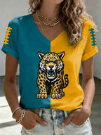 Women'S Football Print Short-Sleeve T-Shirt