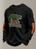 Men's Rugby Pattern Waffle T-shirt