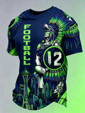 Men's American football Waffle T-Shirt