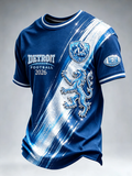 Men'S Football Fan Printed T-Shirt