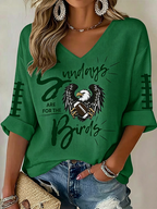 Women'S Retro Rugby Waffle T-Shirt