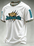 Men'S Football Print Waffle T-Shirt