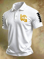 Men'S Football Printed Polo Shirt