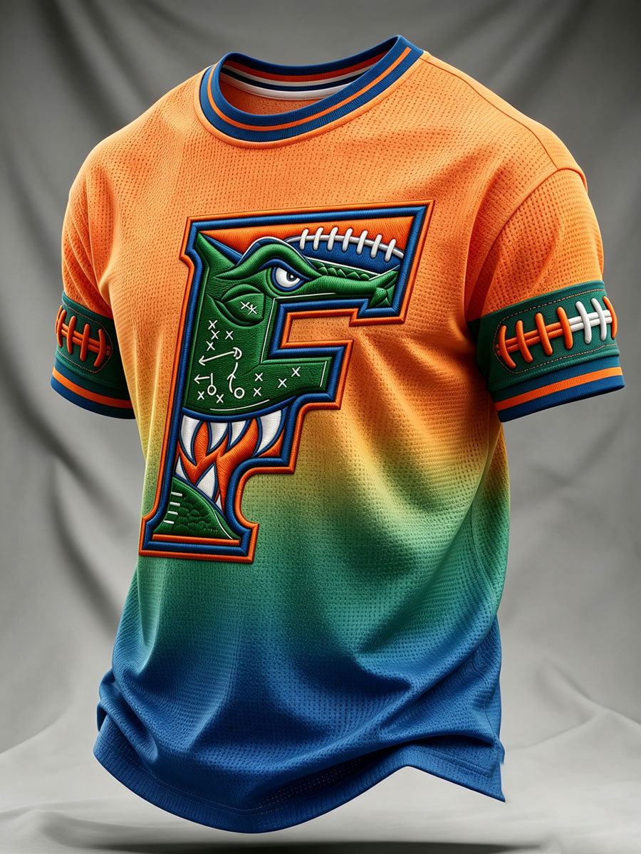 Men's Football Fan Waffle T-Shirt