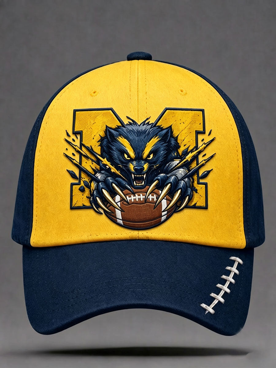 Unisex Football Printed Casual Hat