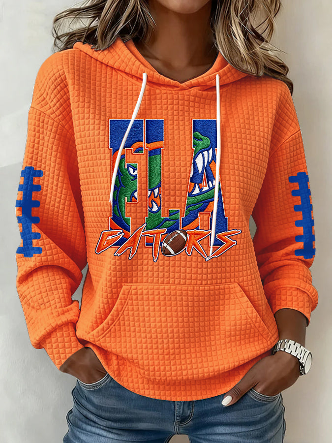 Women's Football Print Sweatshirt