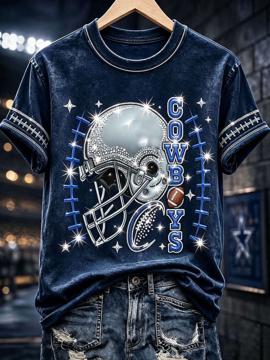 Women's Football Printed Casual T-Shirt