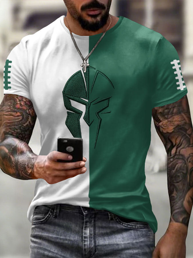 Men's Football Printed Short-Sleeve T-Shirt