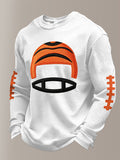 Men'S Football  Printed Waffle T-Shirt