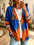 Women'S University Football Fan Cardigan