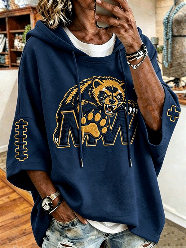 Women'S Football Sports Casual Hoodie