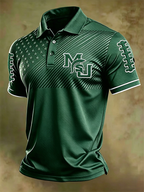 Men'S Retro Football Polo Shirt